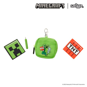 Smiggle - Minecraft Mini Pen and Notepad with Keychain