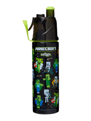 Smiggle - Minecraft Water Spray 500ML Steel Water Bottle
