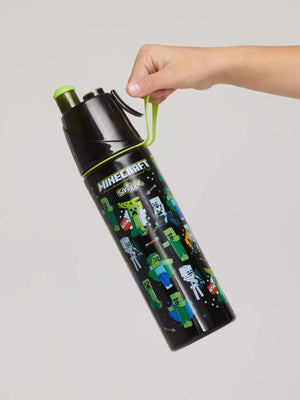Smiggle - Minecraft Water Spray 500ML Steel Water Bottle