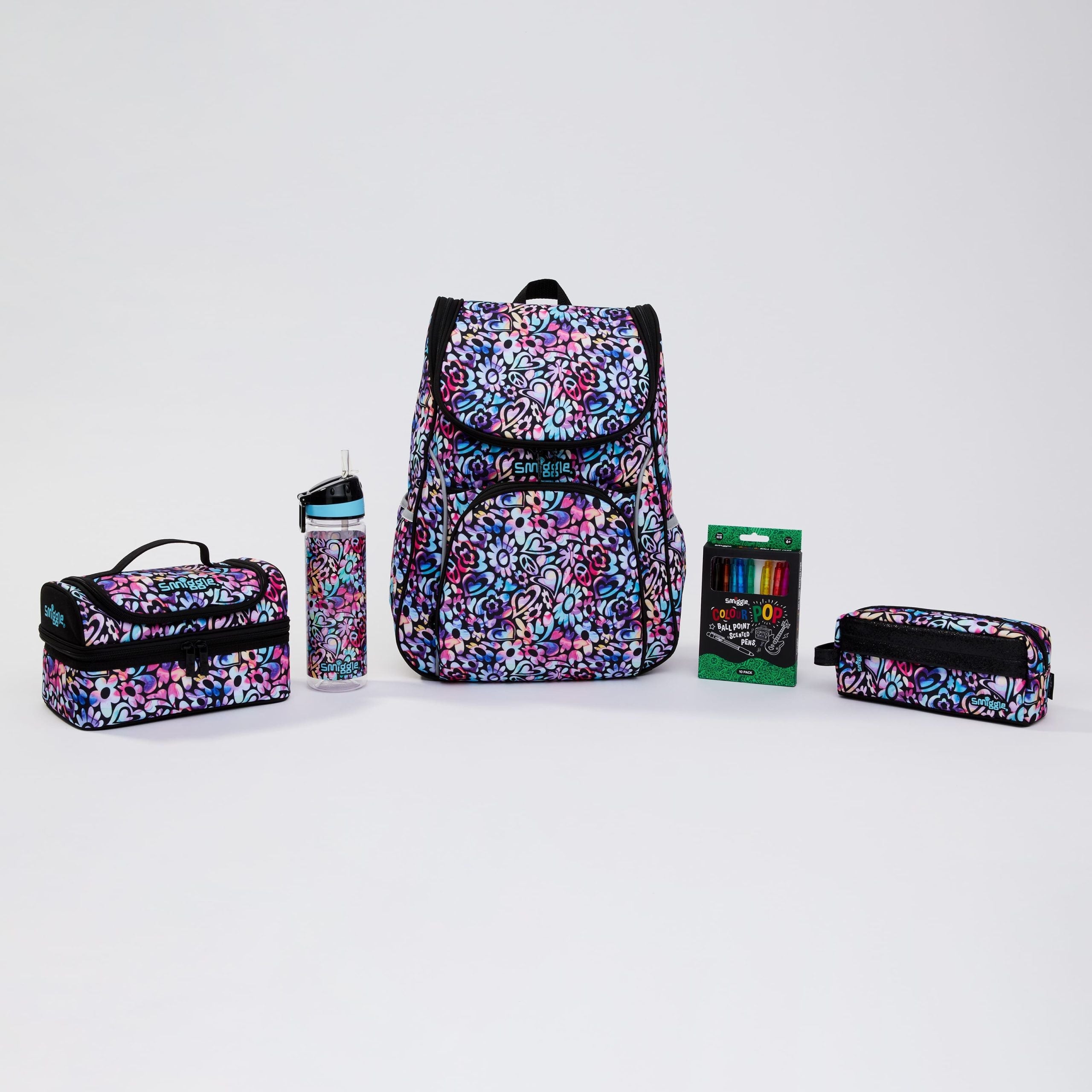 Smiggle - Mirage 5 Piece School Bag Set