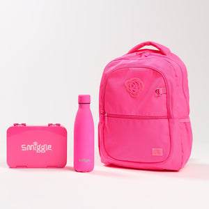 Smiggle - Neon Classic Bento School Bag Set