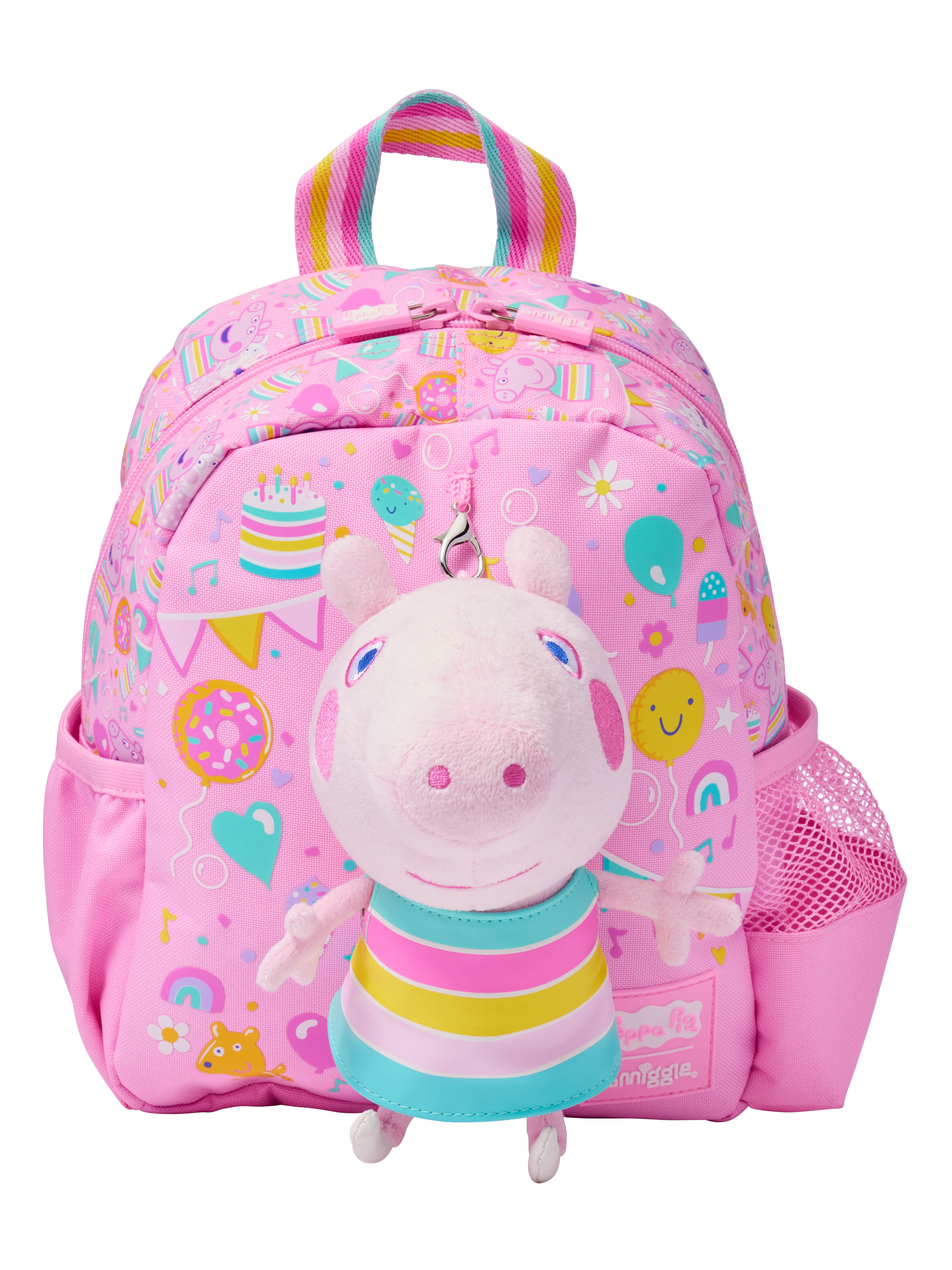 Smiggle - Peppa Pig Detachable Toy Nursery School Backpack
