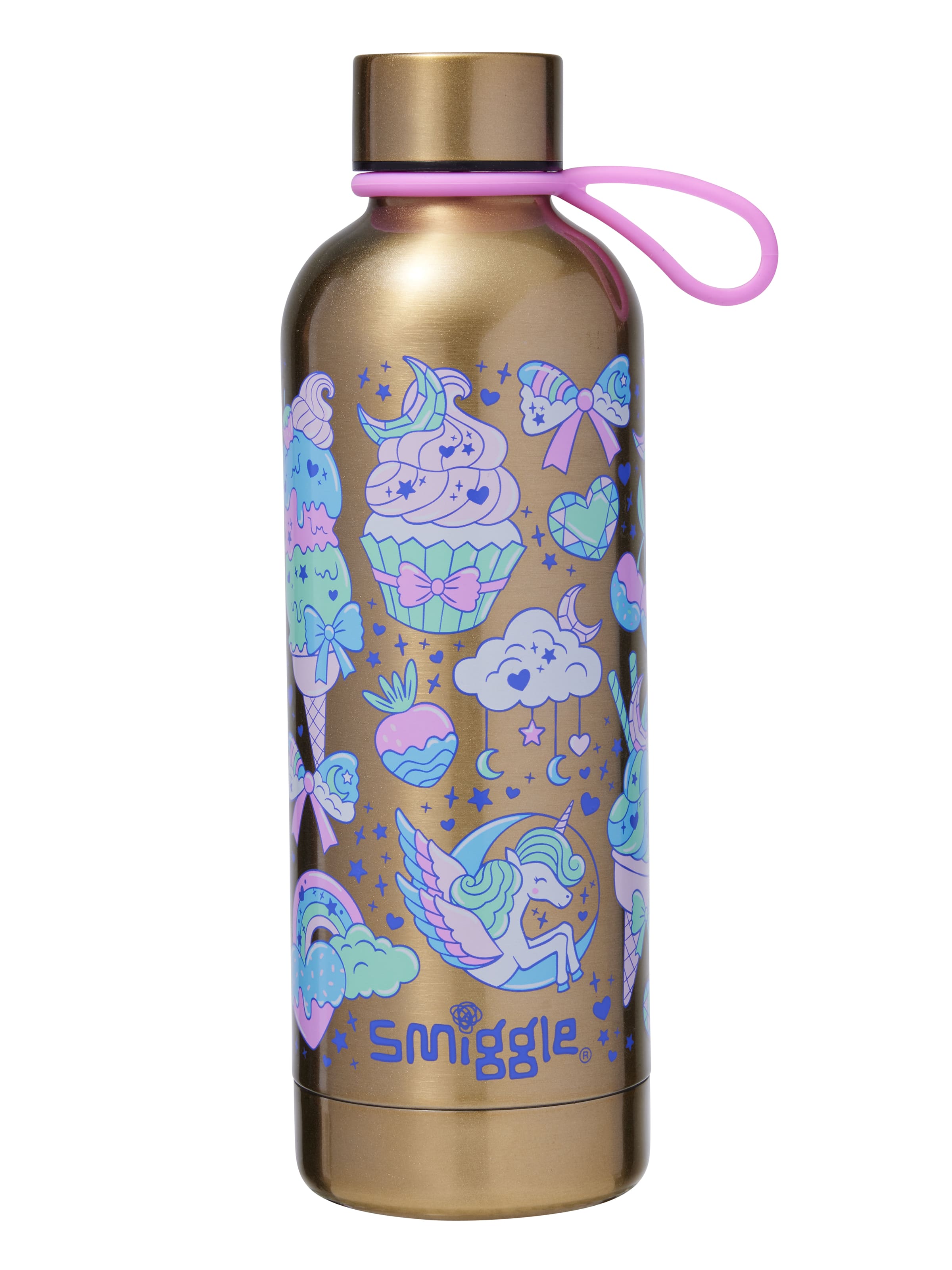 Smiggle Radiant 500ML Stainless Steel Water Bottle