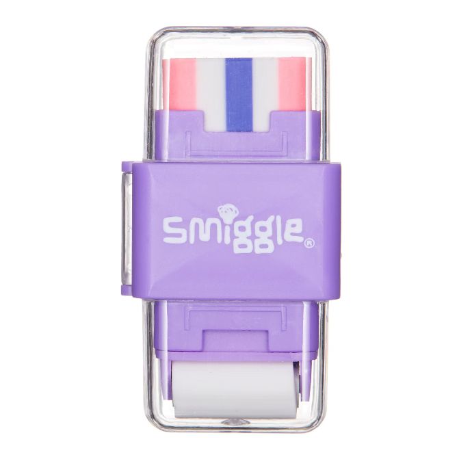 Smiggle - Sharp Again Roll Eraser and Sharpener