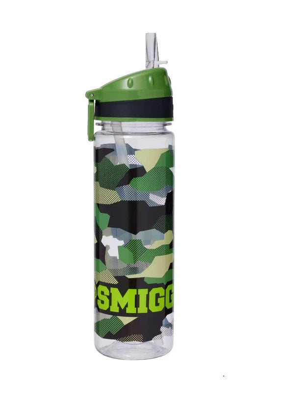 Smiggle - Smiggler 650ML BPA-Free Water Bottle with Straw