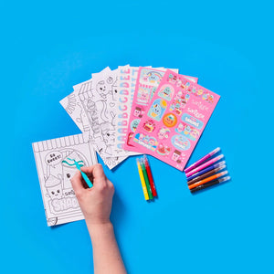 Smiggle - Snackies Scented Mini Coloured Pencils and Activity Set