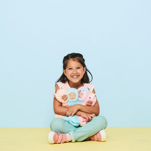 Smiggle - Splash Scented Pencil Case in the Shape of a Sleeping Baby