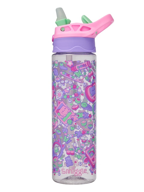 Smiggle - Super Charge 650ML BPA-Free Water Bottle with Auto Spout