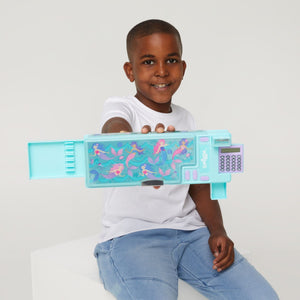 Smiggle - Vibin Automatic Pencil Case with Calculator