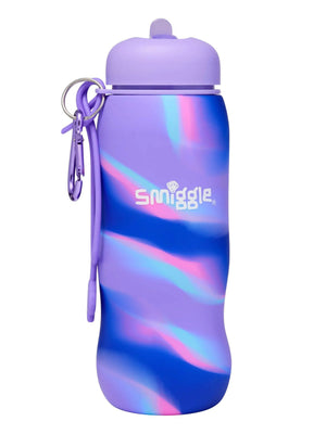 Smiggle - Vivid 630ML Foldable Silicone Water Bottle