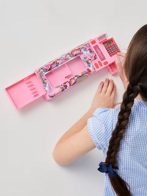 Smiggle - Wild Side Poput Automatic Pencil Case with Calculator