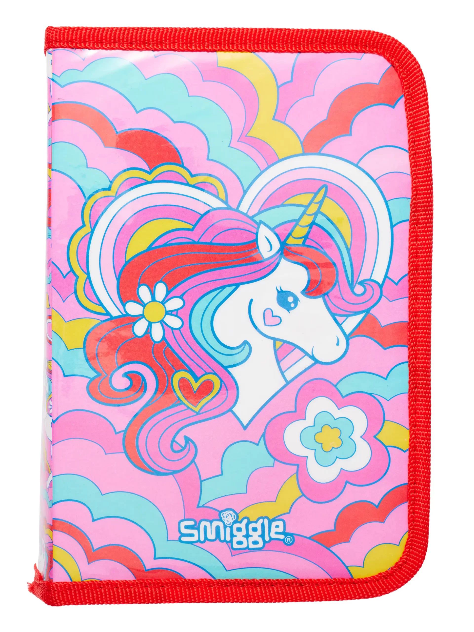 Smiggle - Wild Side Unicorn Pencil Case and Stationery Set