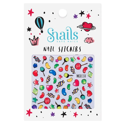 Snails - Tırnak Sticker Seti - Candy Blast - Dinossi