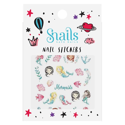 Snails - Tırnak Sticker Seti - Mermaids - Dinossi