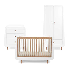 SnuzKot 3 Piece Nursery Furniture Set - The Natural Edit - Oak-Nursery Sets-Oak-No Mattress | Natural Baby Shower