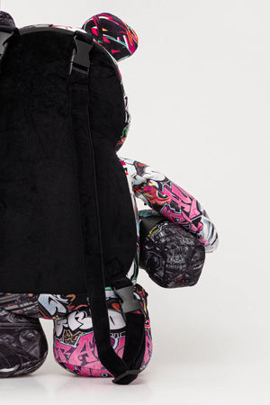 Sprayground - Split Cybershark Money Bear Teddy Backpack