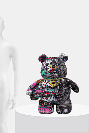 Sprayground - Split Cybershark Money Bear Teddy Backpack
