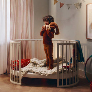 Stokke Sleepi V3 Mini Crib - White-Cribs-No Mattress- | Natural Baby Shower