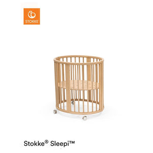 Stokke Sleepi V3 Mini Crib - Natural-Cribs-No Mattress- | Natural Baby Shower