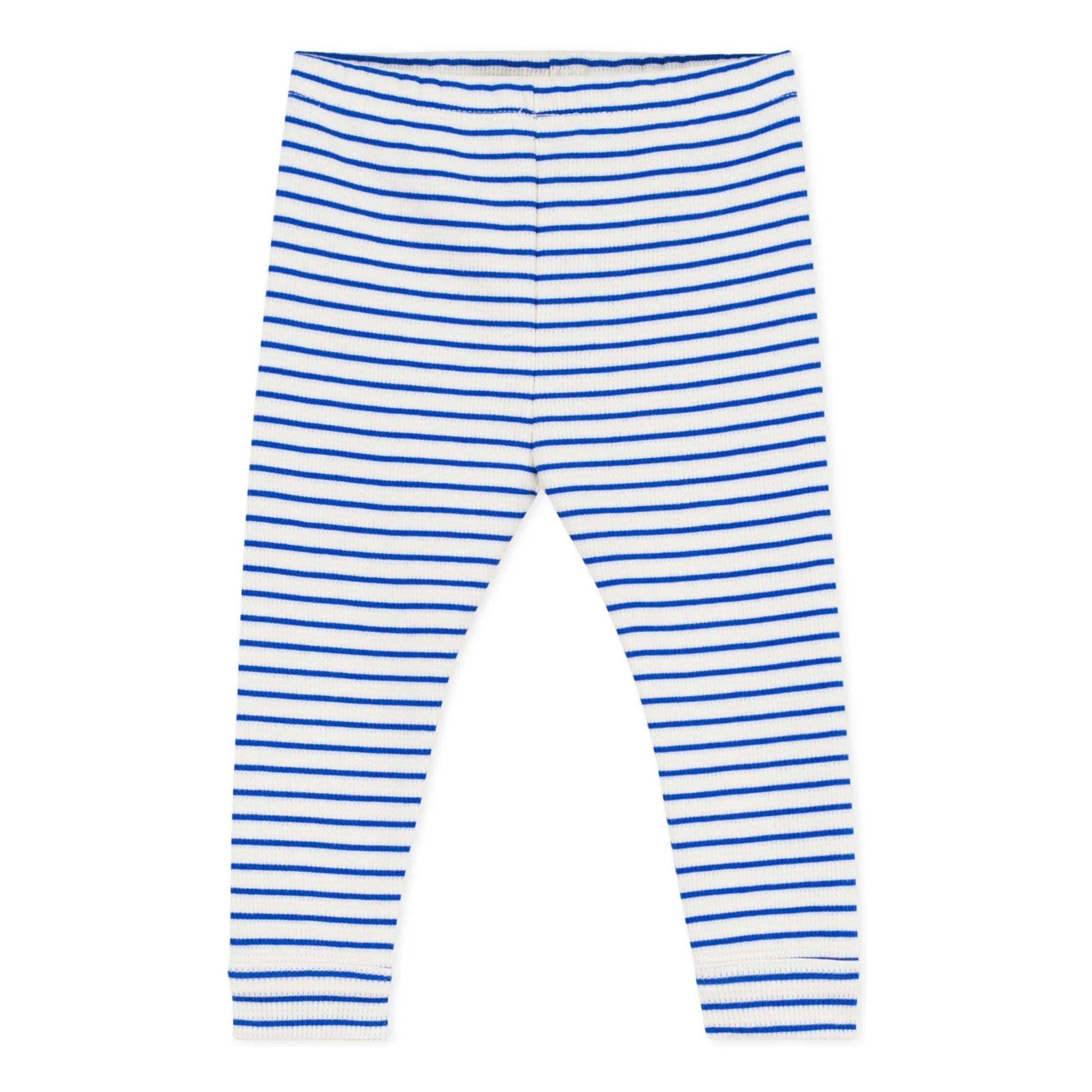 Petit Bateau - Striped Tights | Navy