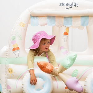 Sunnylife - Kids' Beach and Garden Inflatable Ice Cream Parlor Play Set