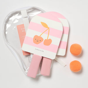Sunnylife - Kids Beach Velcro Tennis Racket Set