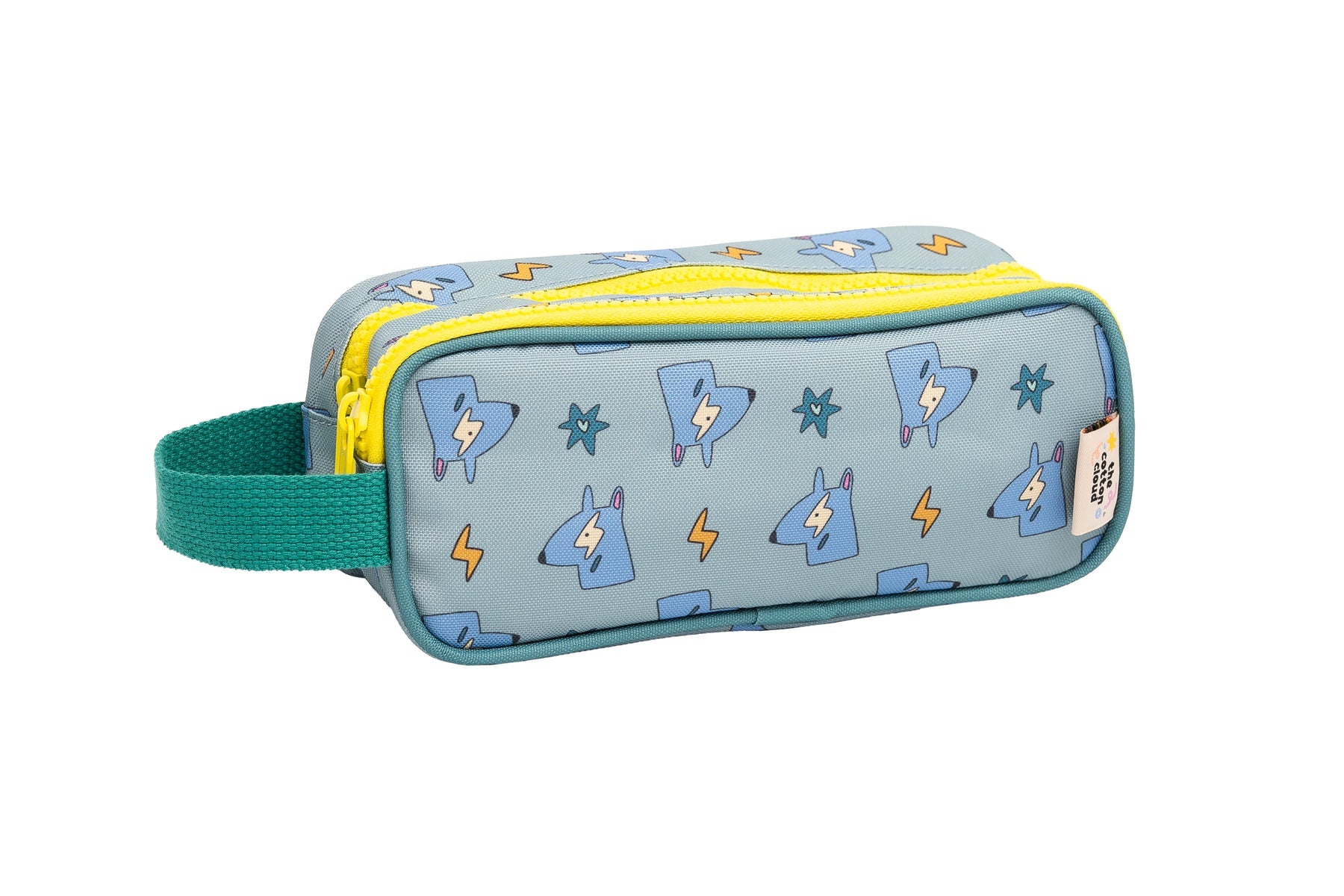 The Cotton Cloud - Funky Dogs Double Pencil Case