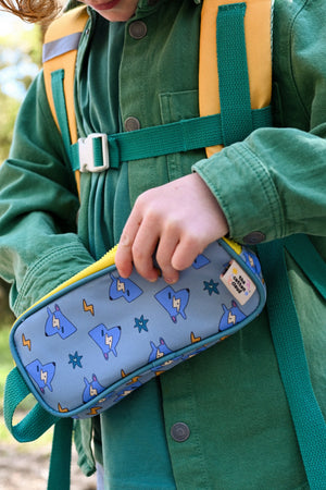 The Cotton Cloud - Funky Dogs Double Pencil Case