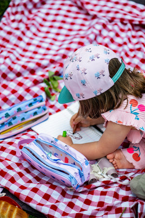 The Cotton Cloud - Funky Dogs Double Pencil Case