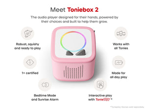 Tonies - Toniebox 2 Cloud Pink Starter Set Box
