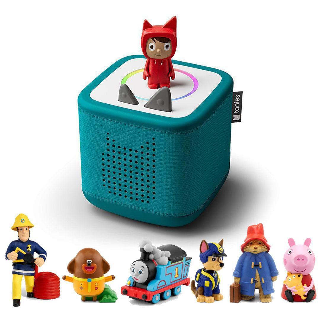Tonies Toniebox 2 Bundle - TV Favourites (7pc)-Audio Players-Teal- | Natural Baby Shower