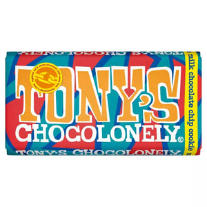 Tonys Chocolonely - Milk Cookie Piece Chocolate 180Gr