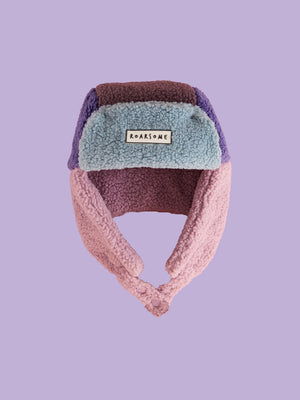 Roarsome - Çocuk Trapper Şapkaları - Pembe/Lila
