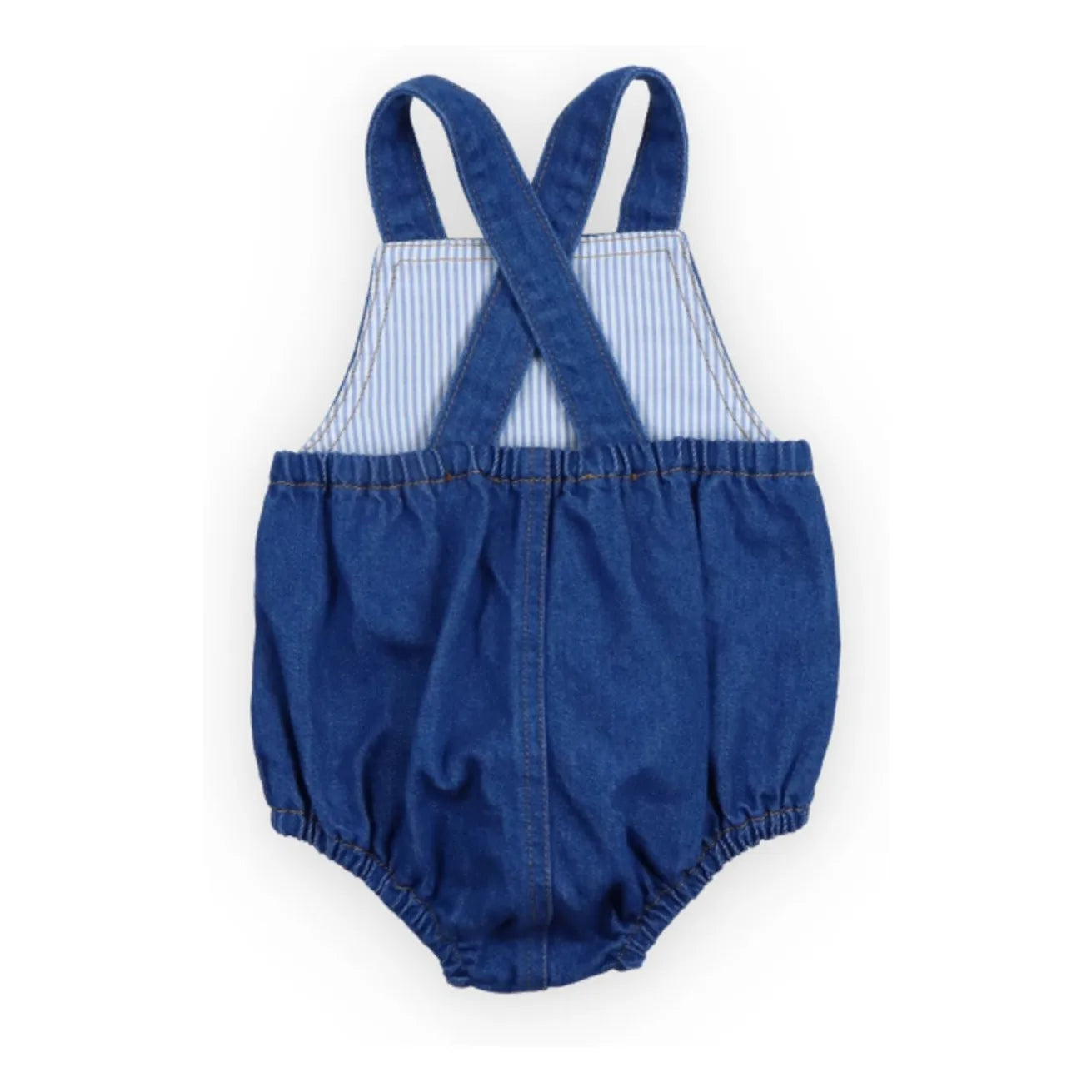 the new society - Tulip Denim Jumpsuit | Dark Blue