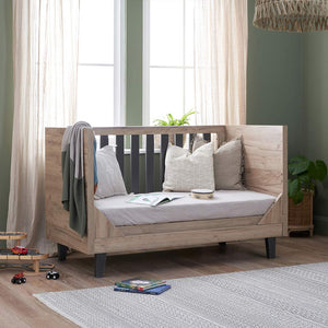 Tutti Bambini Como 3 Piece Room Set - Distressed Oak/Slate Grey-Nursery Sets-Distressed Oak/Slate Grey-No Mattress | Natural Baby Shower