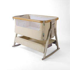 Tutti Bambini Cozee Air 2 Bedside Crib - Toasted Oak / Sand-Cribs-Toasted Oak / Sand- | Natural Baby Shower