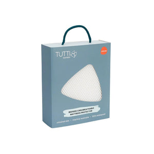 Tutti Bambini CoZee Breathable Mattress Protector - White-Mattress Protectors- | Natural Baby Shower