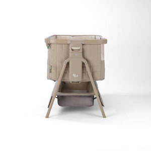 Tutti Bambini Cozee Sense Bedside Crib - Soft Walnut / Cocoa-Cribs-Soft Walnut / Cocoa- | Natural Baby Shower