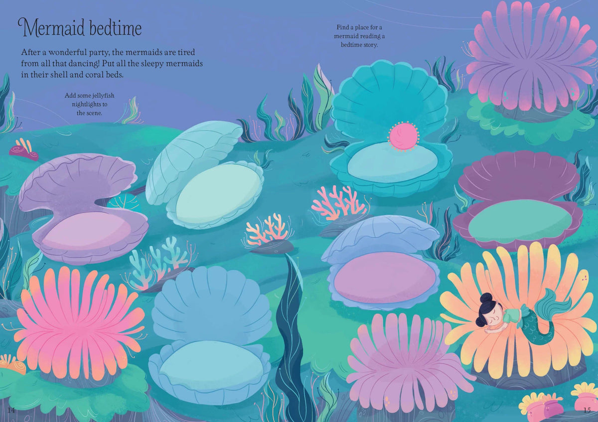 Usborne - Little First Stickers Mermaids
