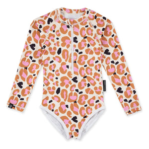 Beach & Bandits - UV Protective Swimsuit Candy Leopard Recycled Fibers