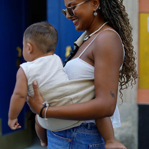 Wildride Linen Carrier - Sand-Baby Carriers-Sand-One Size | Natural Baby Shower