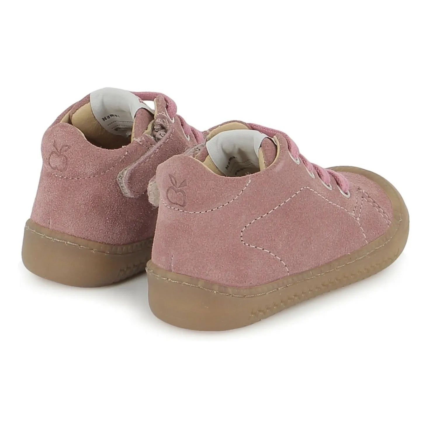 Pom d'Api - Collar Walk Velvet Boots | Pink