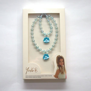 Yuko B. - Kids Zoa Tresor Blue Necklace and Bracelet Set