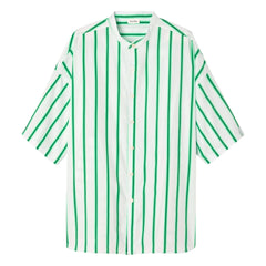 American Vintage - Zatybay Mao Collar Shirt | Green