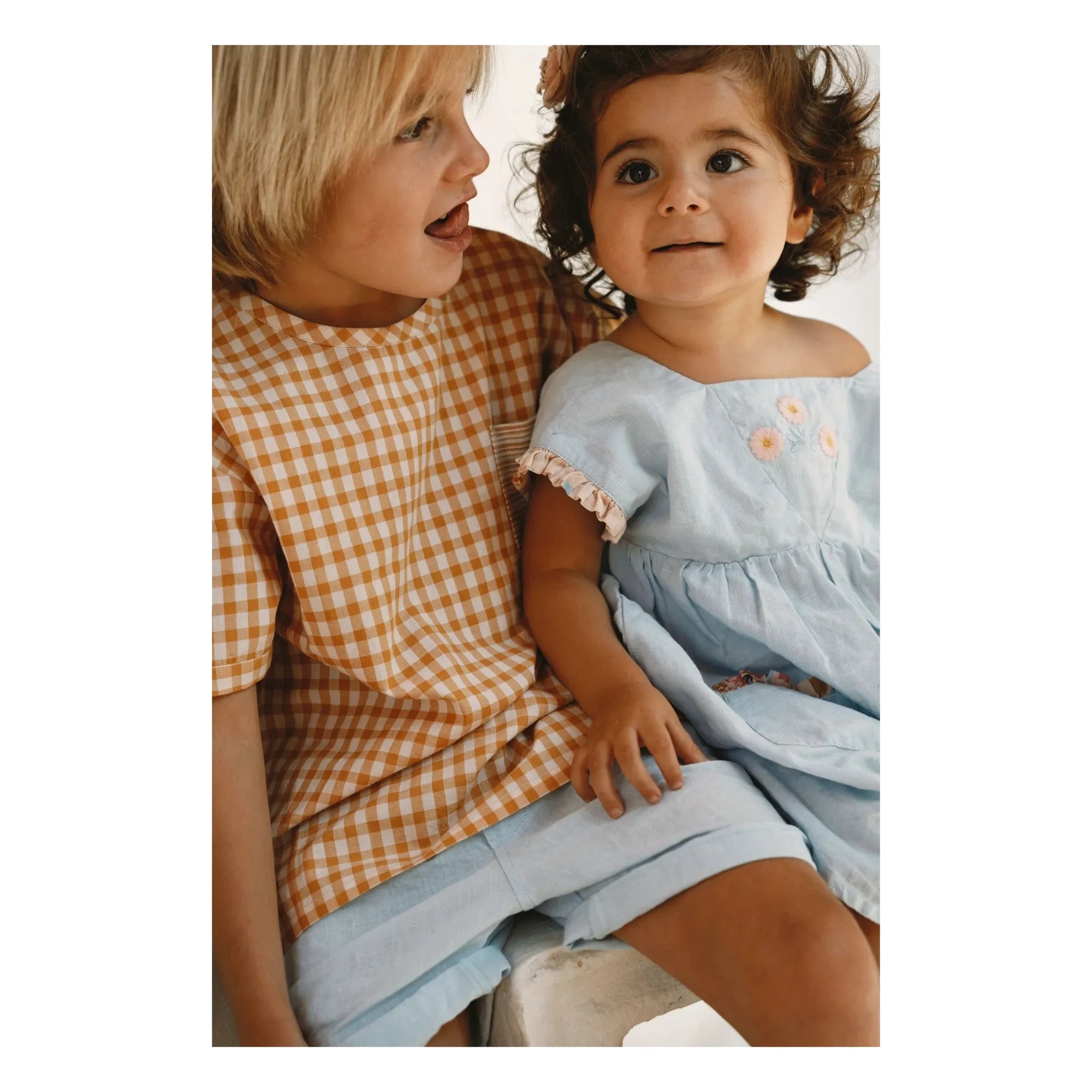 Lilinoa - Lucas Carreaux T-shirt | Caramel