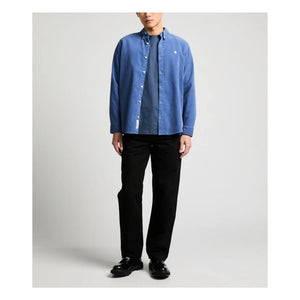 Carhartt WIP - Velvet Long Sleeve Madison Shirt | Blue