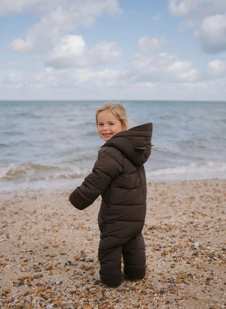 Töastie - Waterproof Faux Fur Hooded Cloud Jacket | Brown