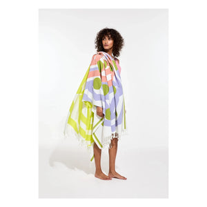 Mapoésie - Bloom Beach Towel | Purple