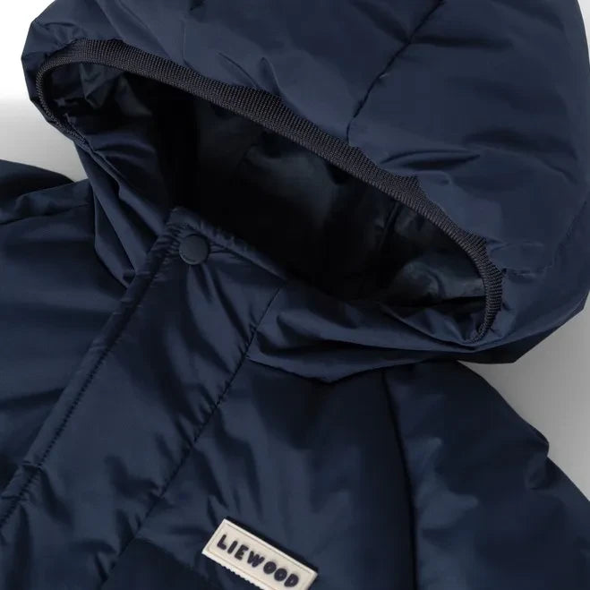 Liewood - Adelina Down Jacket Made from Recycled Fibers | Navy