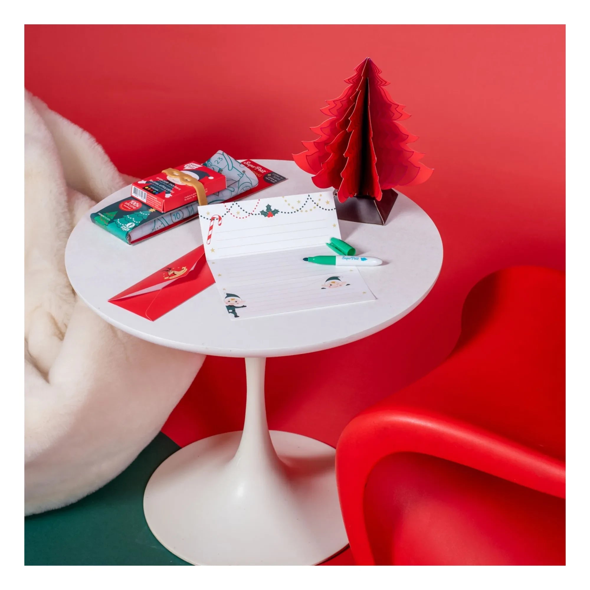 Superpetit - 5 Felt Christmas Village Painting Set